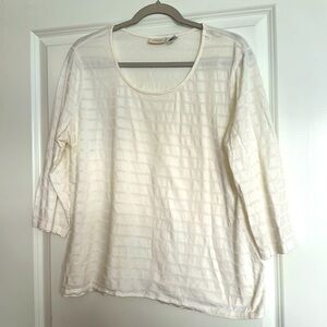 CHICO’S Size 3 blouse, 3/4 sleeve